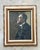 Charcoal Vintage Male Portrait Oil Painting For Sale - Image 8 of 12
