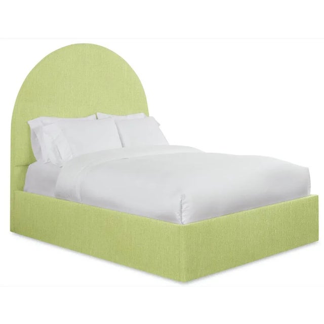 This listing includes the entire bedframe, including the headboard, rails, and footboard. From Chairish's line of bespoke...