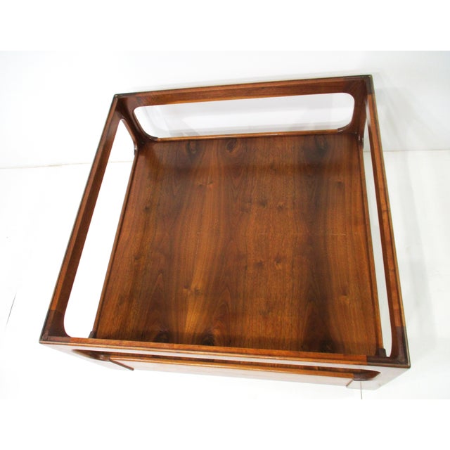 Niels Moller Walnut Mid Century Coffee Table by Josef Otmar in the Style of Niels Moller (A) For Sale - Image 4 of 10