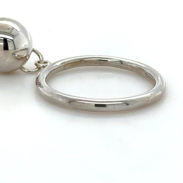 A rare Tiffany & Co. Paloma Picasso Campanitas Bell ring crafted in sterling silver, featuring the collection's...