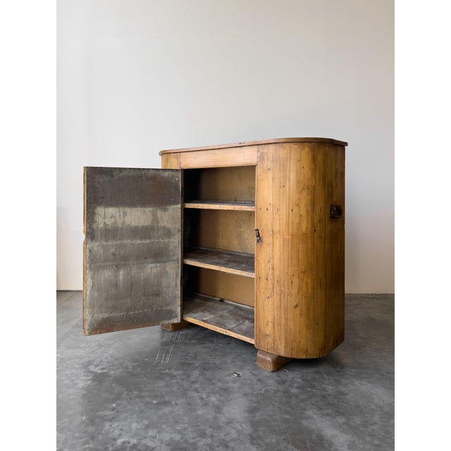 English Antique Pine Huffer Cabinet For Sale - Image 3 of 10