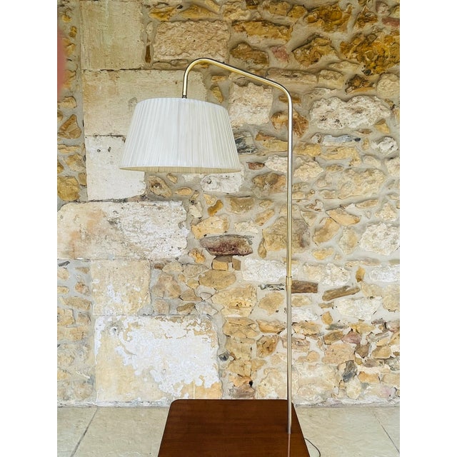 Mid-Century Floor Lamp with Integrated Side Table, 1960s For Sale - Image 14 of 18
