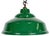 Industrial British Green Enamel Factory Pendant Lamp, 1960s For Sale - Image 16 of 16