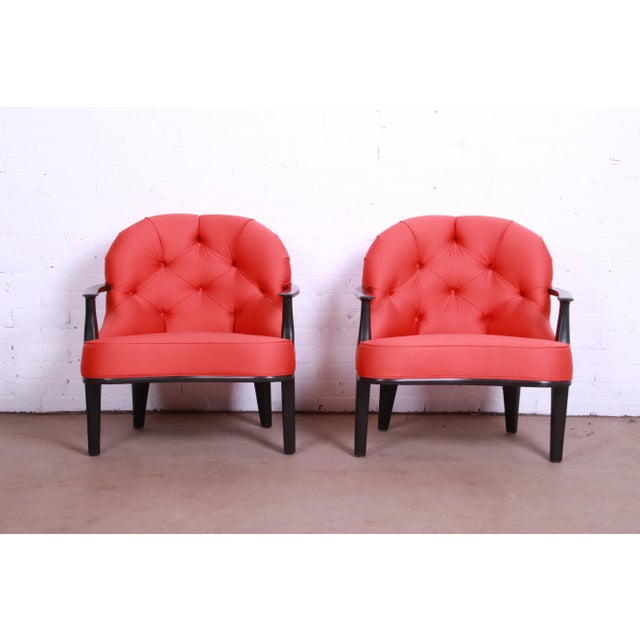 Edward Wormley for Dunbar Janus Collection Lounge Chairs, Pair For Sale - Image 13 of 13