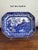 English 1930s Burgess and Leigh (Burleigh Ware) Willow Pattern Platter, England For Sale - Image 3 of 6