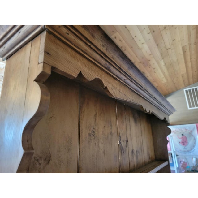 Antique Pine Dresser From England For Sale - Image 10 of 13