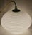 - Murano glass chandelier with 'bone' processing - The globe measures just under 30 centimetres in diameter and 20 cm in...