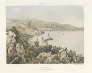 Benoist, Illustration of Villefranche in the Nice and Savoy Region of France, 1865, Print