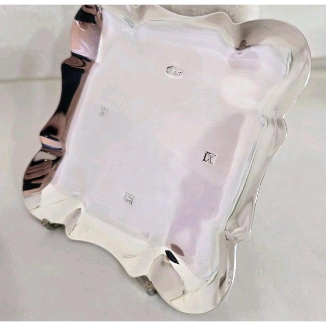 Mid-Century Sterling Silver Bon Bon Trinket Dishes, 1972, Set of 2 For Sale - Image 6 of 11