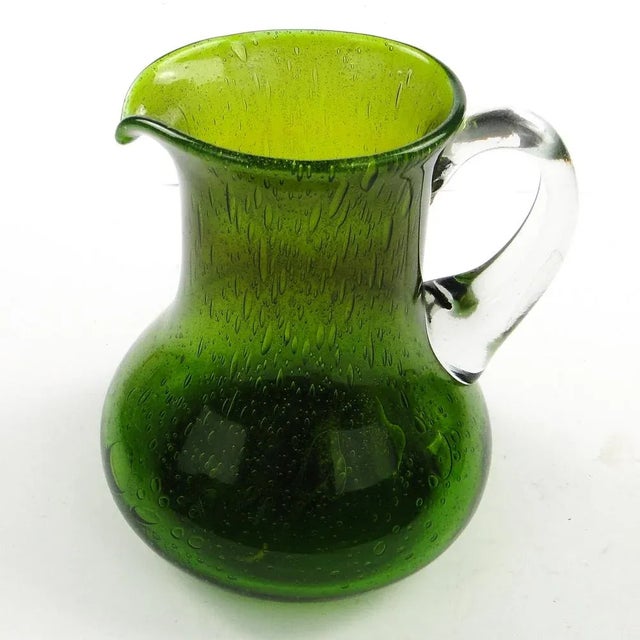 Postmodern Jug from Ząbkowice Glassworks, 1970s, in Very Good conditions. Designed 1970 to 1979 I have official proof of...