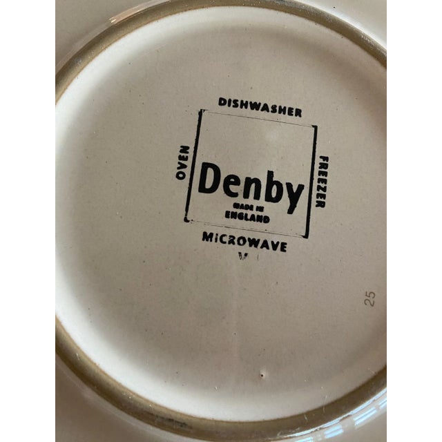 Mid 20th Century Denby Fire Round Platter For Sale - Image 9 of 10