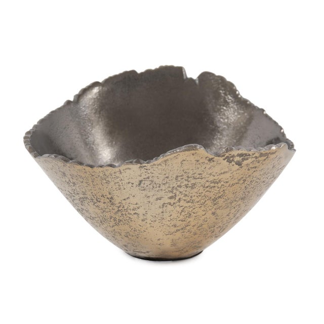 Kenneth Ludwig Chicago Baniff Jagged Edged Deep Bowl- Medium For Sale - Image 4 of 11