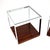 Vintage Glass and Chrome Side Tables attributed to Merrow Associates, 1970, Set of 2 For Sale - Image 4 of 11