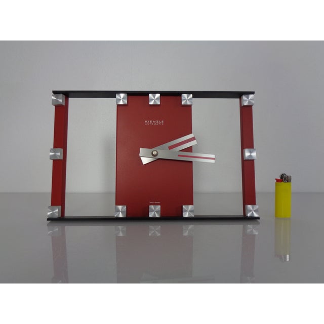 Black Automatic Wall Clock by Kienzle Design for Kienzle International, Germany, 1960s For Sale - Image 8 of 18
