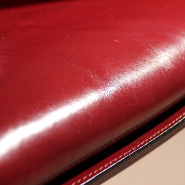 Vintage Cab 414 Chair in Leather by Mario Bellini for Cassina, 1982 For Sale - Image 6 of 18