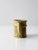 A vintage studio pottery mug, hand-crafted and signed by the artist, featuring a warm golden glaze reminiscent of...