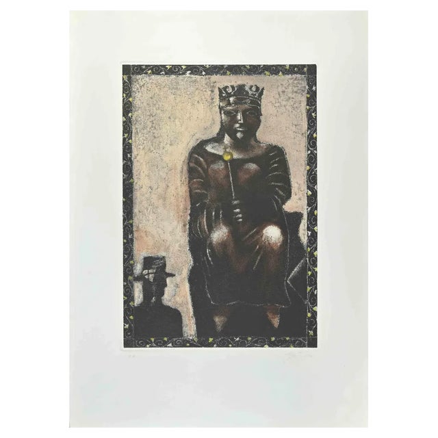 Franco Gentilini, The Empress, Etching and Aquatint, 1970s For Sale
