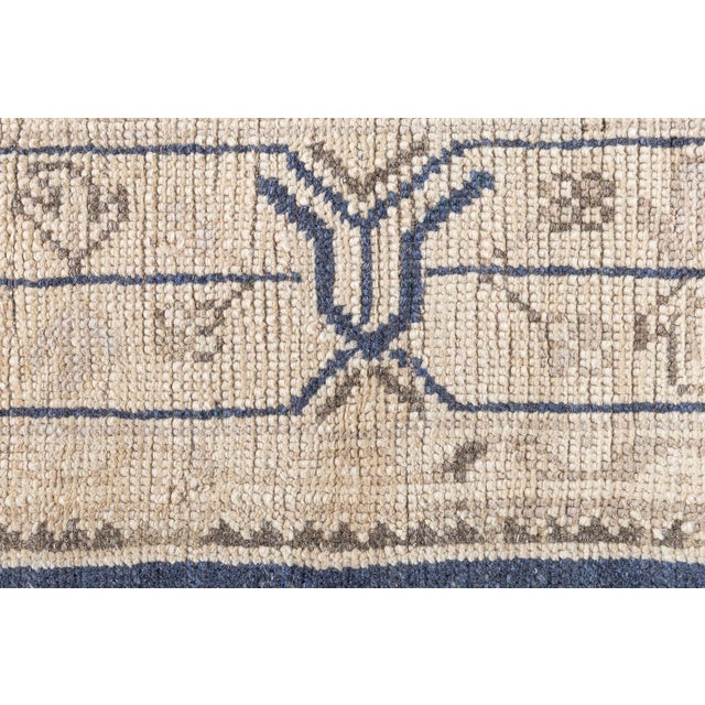 Textile 1920s Turkish Oushak Rug For Sale - Image 7 of 8