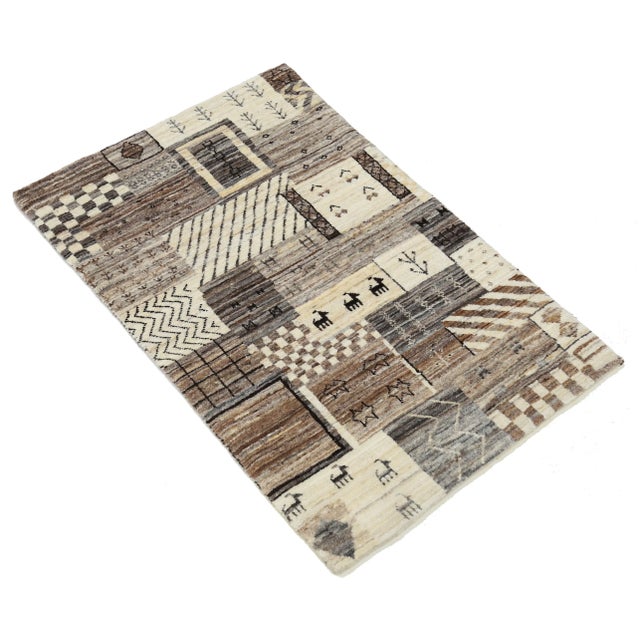 The word “Gabbeh” literally translates to “in the rough,” and it is an accurate description of this style of Persian rug....