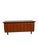 1950s Mid-Century Vinyl Upholstered Storage Bench With Lift-Top For Sale - Image 9 of 11