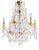 19th Century Louis XV Bronze and Crystal Chandelier For Sale