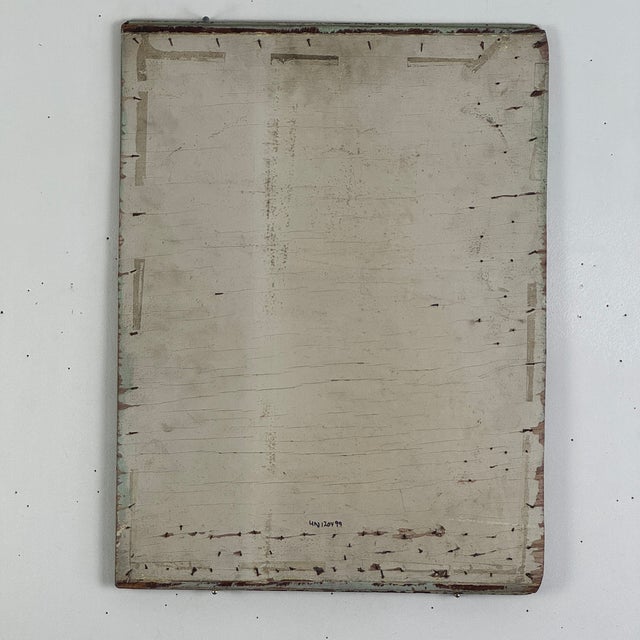 Astounding 1920s Art Deco Hand Painted "The Shoemakers" Trade Sign With Carved Letters & the Cobbler For Sale - Image 10 of 12