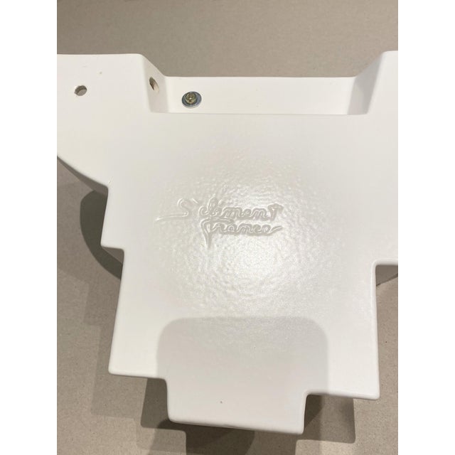 1960s Art Deco Egyptian Pharaoh Face Sconce by Saint Clément Ceramic, France, 1960s, Set of 2 For Sale - Image 5 of 15