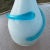 Empoli Mid-Century Empoli Cased Glass Pitcher With French Blue Handle and Applied Glass For Sale - Image 4 of 7