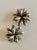 Sterling Silver Floral Earrings by S. Christian Fogh (Denmark) For Sale - Image 4 of 8
