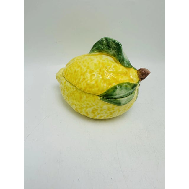 Vintage Vietri Lemon Dish For Sale In Charleston - Image 6 of 6