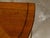 Walnut 19th Century Italian Demi-Lune Table with Banding and Fluted Legs For Sale In Atlanta - Image 6 of 12