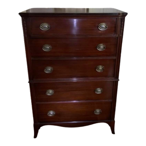 1920s Huntley 5 Drawer Dresser Mahogany