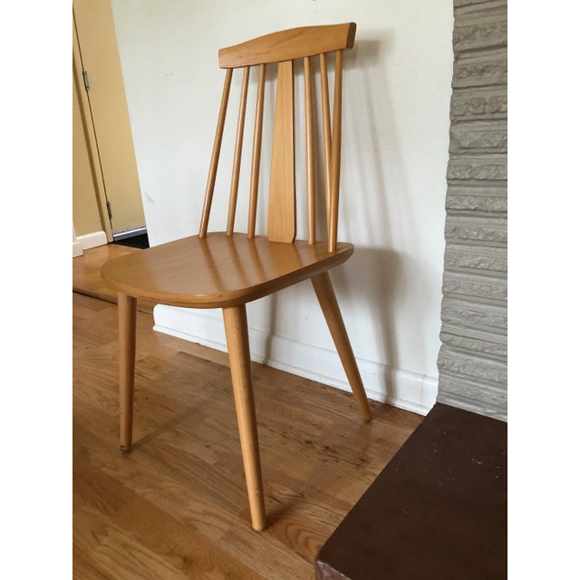Modern 1970s Vintage Mid Century Modern Chair Made in by Poland Radomsko For Sale - Image 3 of 7