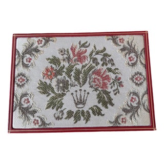 Vintage President Rolex Watch Box With Tapestry For Sale