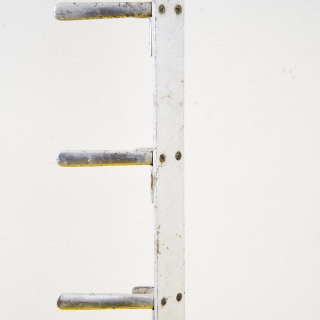 Vintage Aluminum School Coat Hanger For Sale - Image 6 of 9