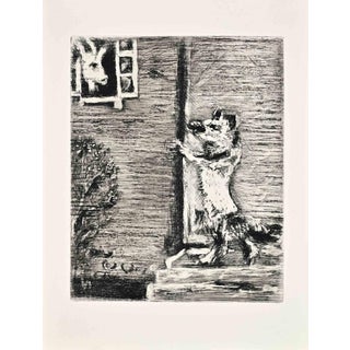 Marc Chagall, The Wolf, the Goat and the Kid, 1952, Etching For Sale