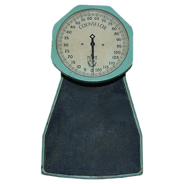 Antique American Bathroom Scale from Brearly Co. For Sale