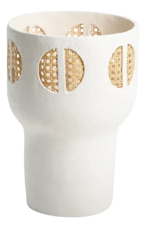 Rattan Vase by Stephanie Phillips