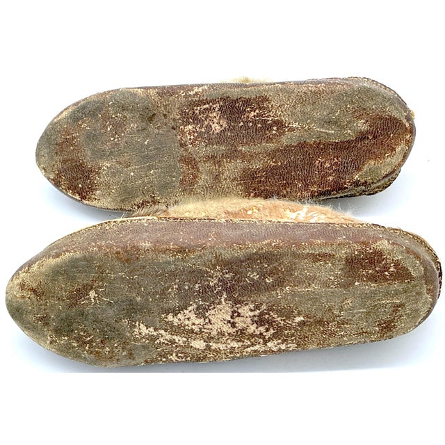 Pair of 20th Century Navajo Beaded Moccasins For Sale - Image 13 of 17