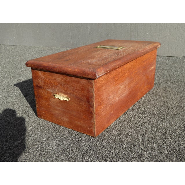Vintage Solid Wood Cash Drawer Chairish