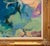 Contemporary Oversized Abstract Oil Painting in Vintage Gold Frame For Sale - Image 3 of 5
