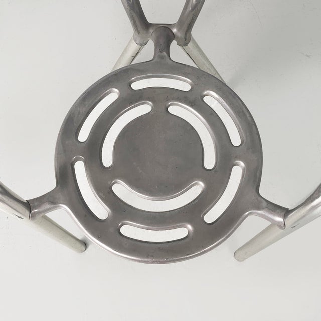 Metal Italian Modern Boulevard Aluminium Chairs by Y Ferdinand Alexander Porsche for Ycami, 1990s, Set of 8 For Sale - Image 7 of 18