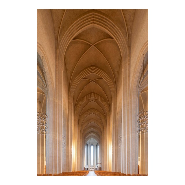 Grundtvig’s Church Copenhagen – Scandinavian Architectural Photography 36" X 24" For Sale