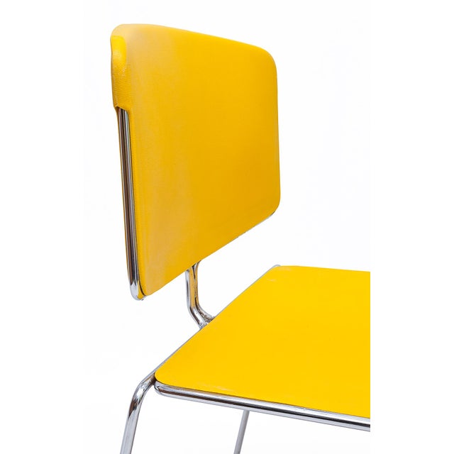 Yellow Vintage Max Stacker Chairs, 1970s, Set of 6 For Sale - Image 8 of 14