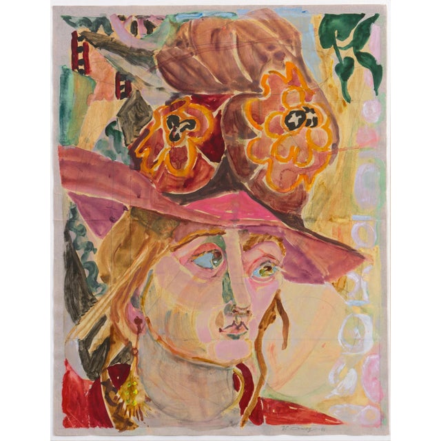 Signed lower right, 'V. Conroy' for Virginia Conroy (American, 1922-2006) and dated 1985. Exhibited: Carmel Art...