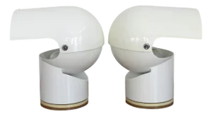 Italian Lamps Model Pileino by Gae Aulenti for Artemide, Italy, 1970s, Set of 2