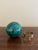 Large Solid Malachite Egg on Neoclassical Brass Stand With Paw Feet For Sale - Image 10 of 10