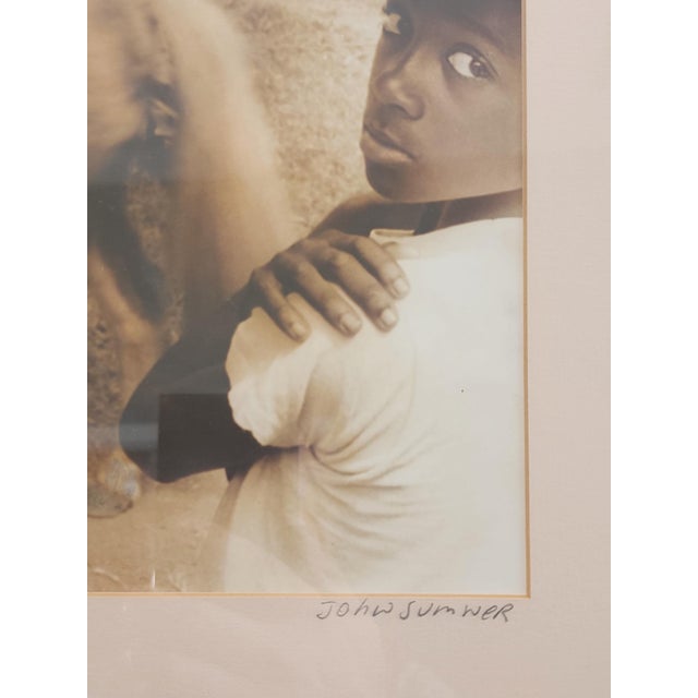 Georgia art photographer John Sumner (American b.1941-) hand colored photograph, signed 88 Georgia by the artist, framed,...