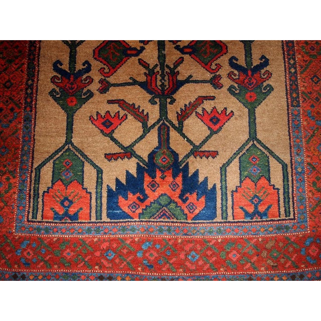 Tribal 1900s Handmade Antique Persian Kurdish Rug 4' X 6' For Sale - Image 3 of 7