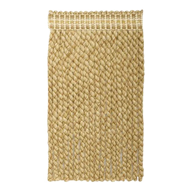Sample - Schumacher Hempstead Bullion in Champagne For Sale